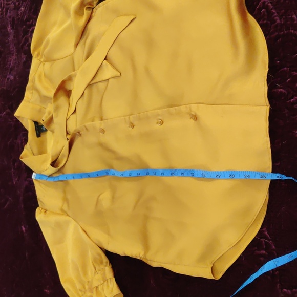 Ann Taylor tie neck blouse, size M - Picture 6 of 8